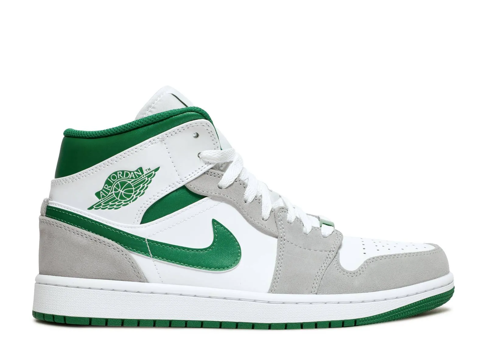 Mobile Steps Air Jordan 1 Mid Grey Green