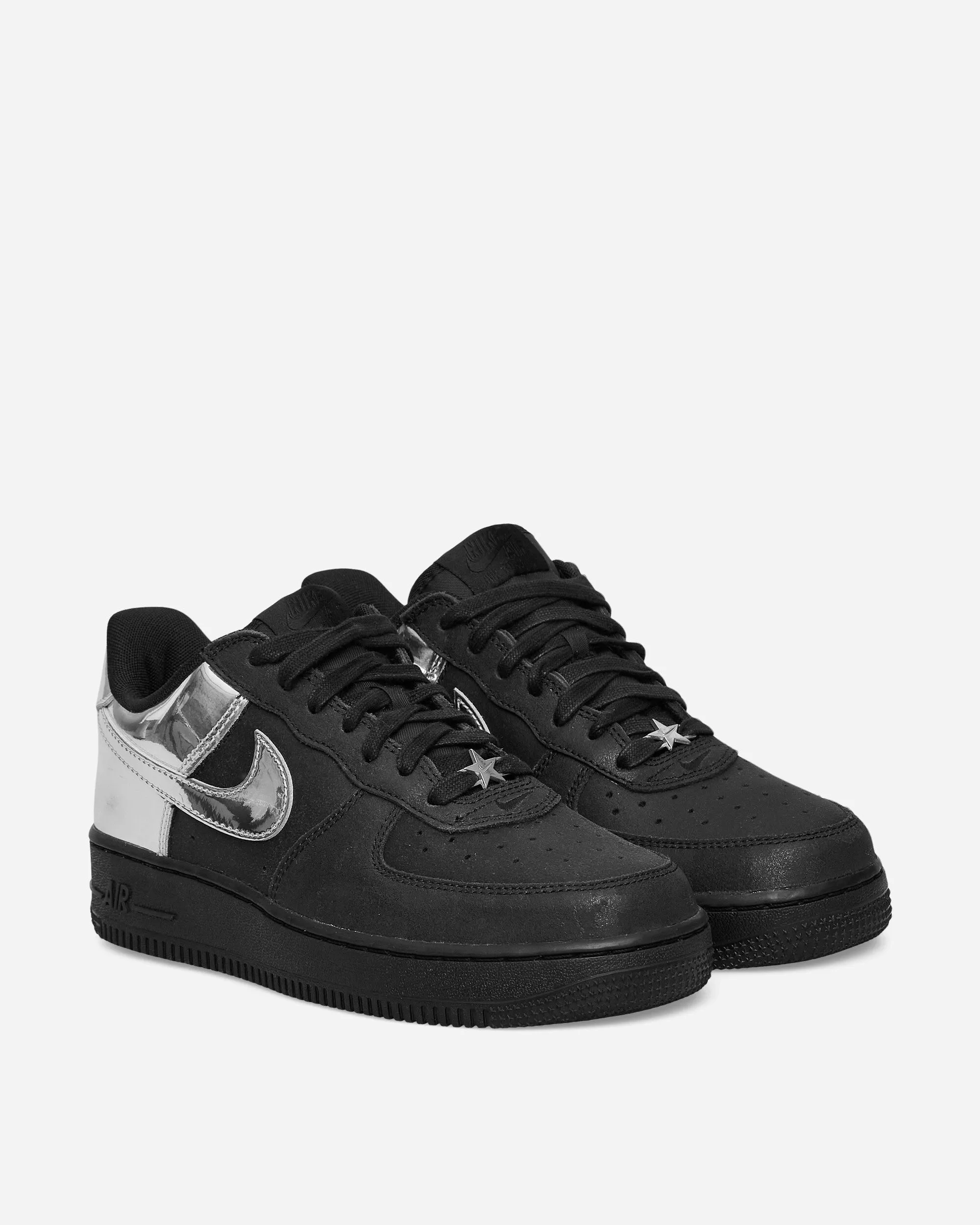 Chic Cool Body Balance Air Force 1 Low Sneakers Black / Metallic Silver