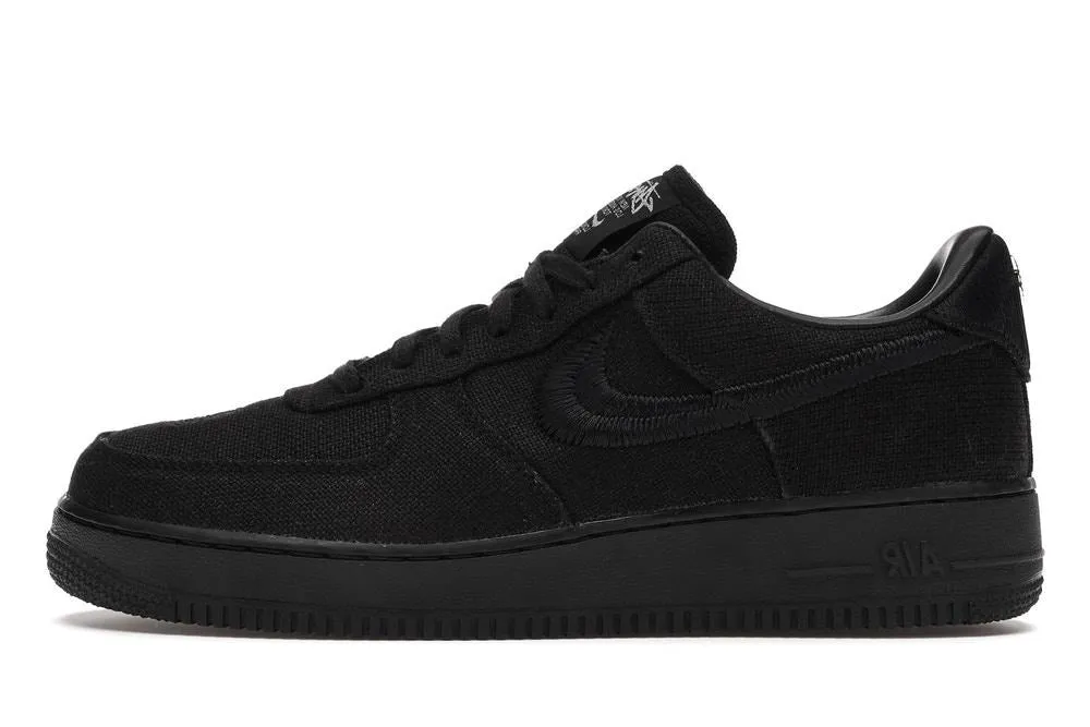 Nike AF1 Low "Stussy" Black Walking Comfort Work Casual