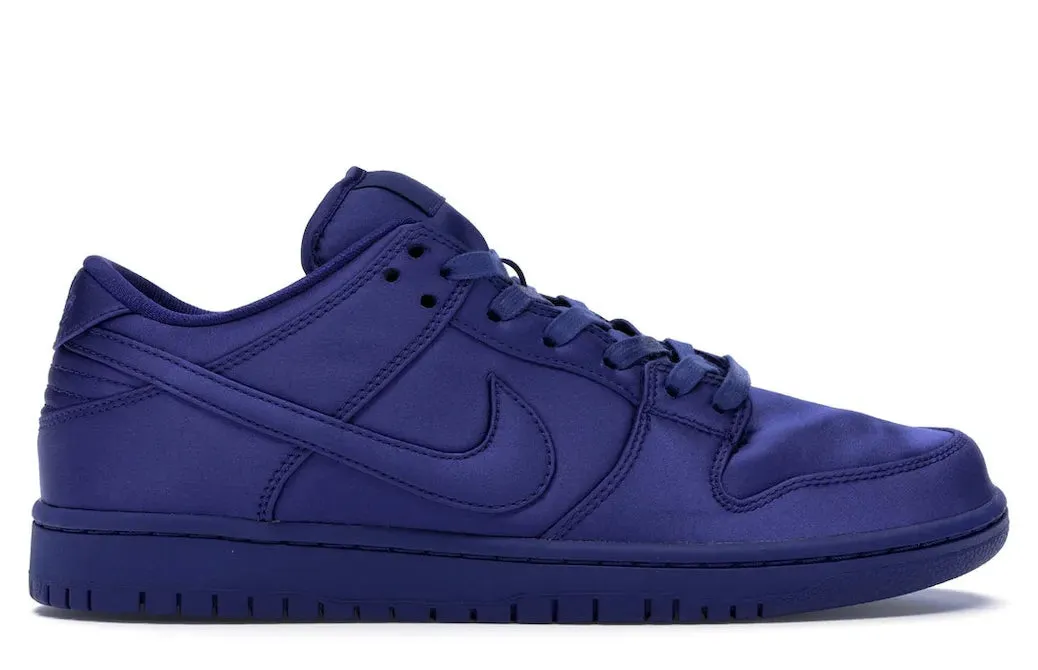 Flexible Material Versatile Style Nike SB Dunk Low NBA Deep Royal Blue