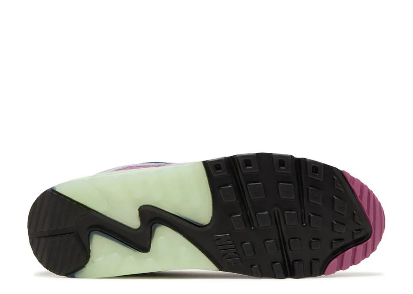 Nike Air Max 90 NRG Light Bordeaux Armory Navy Modern Silhouette