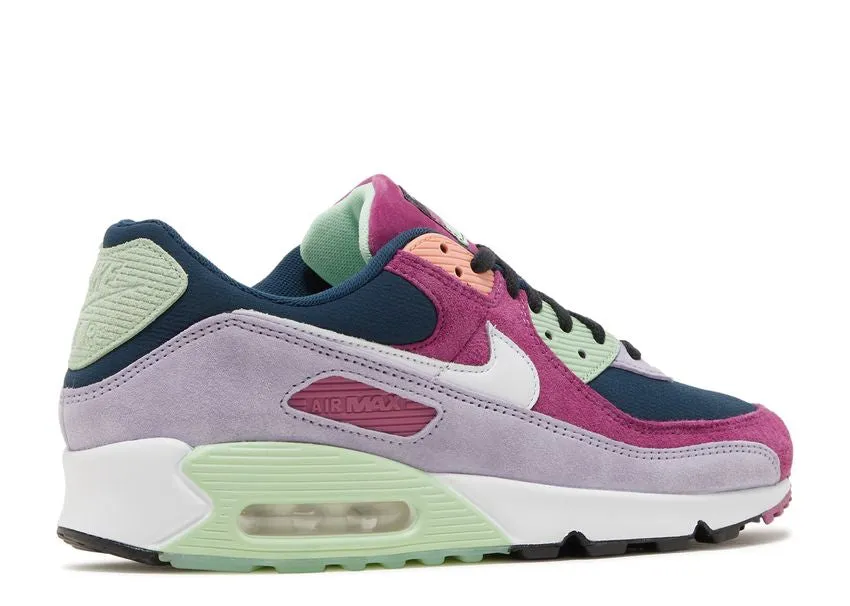 Nike Air Max 90 NRG Light Bordeaux Armory Navy Airy Design Beach Walk