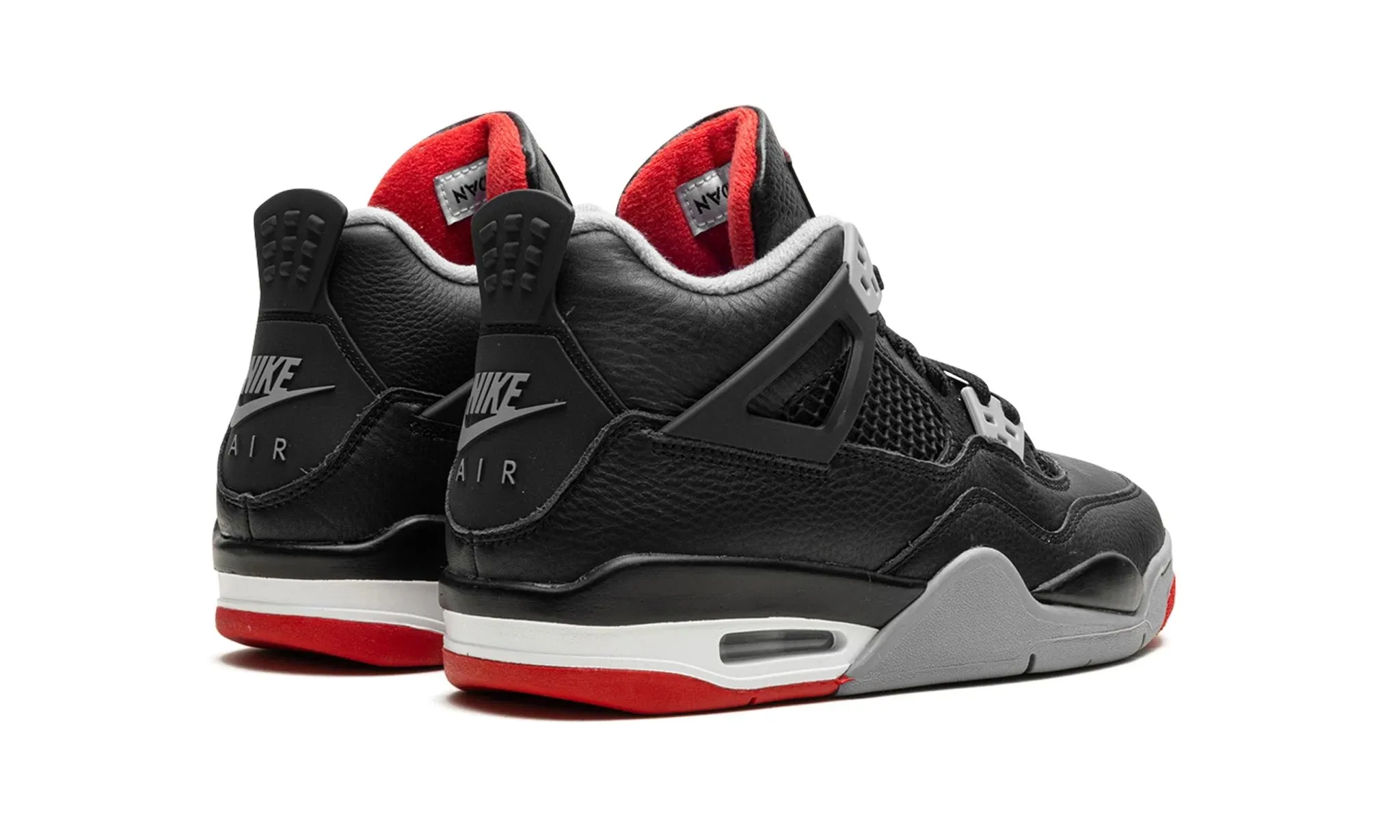 Breath Layers Water Resistant Jordan 4 Retro "Bred Reimagined" Grade School