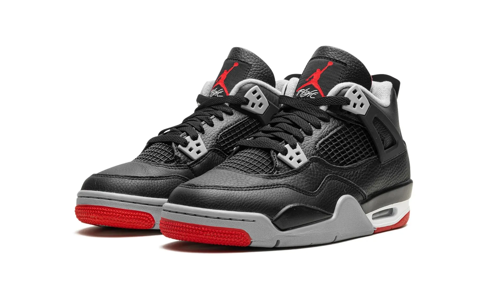 Flexible Midsole Jordan 4 Retro "Bred Reimagined" Grade School