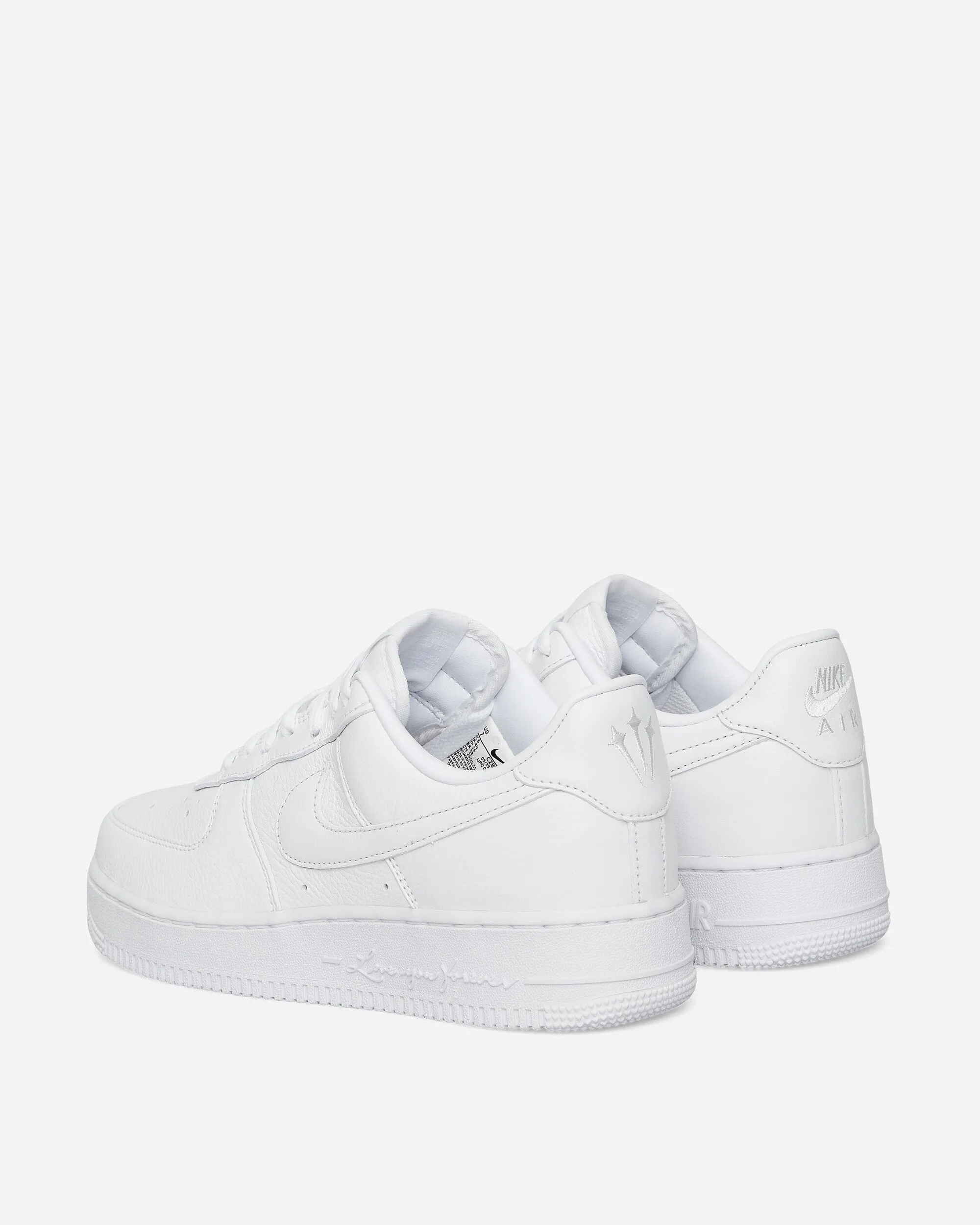 Comfort Padding Old School NOCTA Air Force 1 Sneakers White