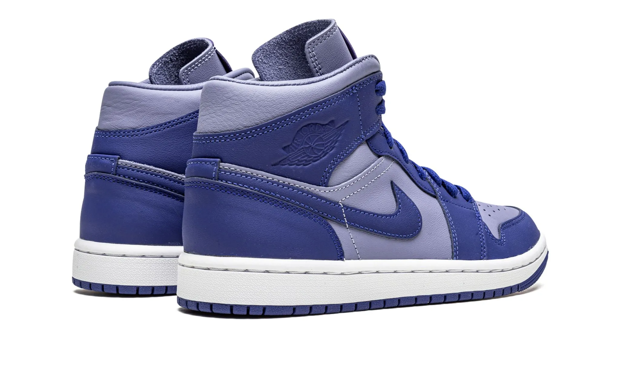 Wmns Air Jordan 1 Mid SE Iron Purple Deep Royal Luxe Look
