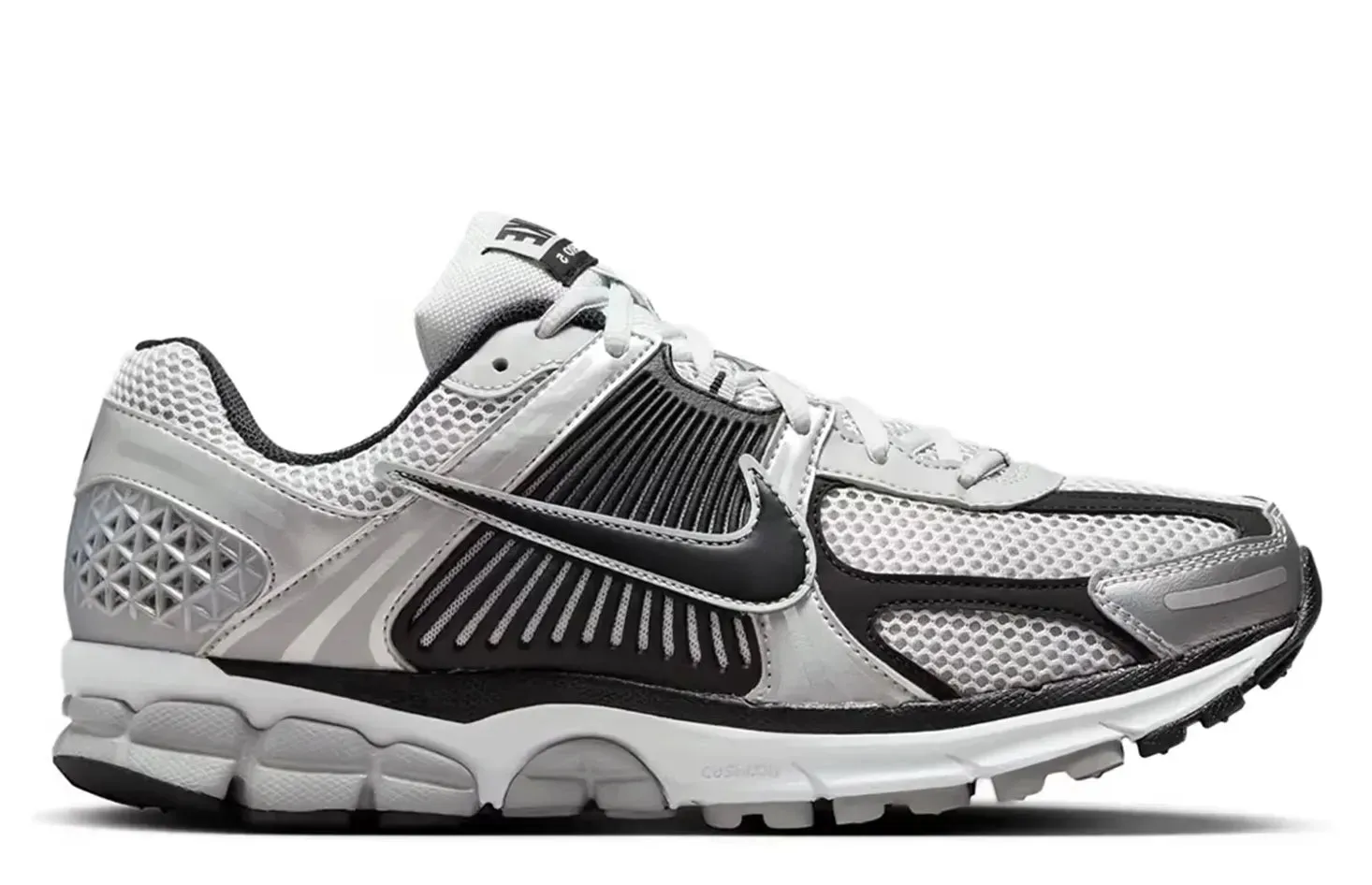 running with ankle braces Nike Zoom Vomero 5 Metallic Silver Black