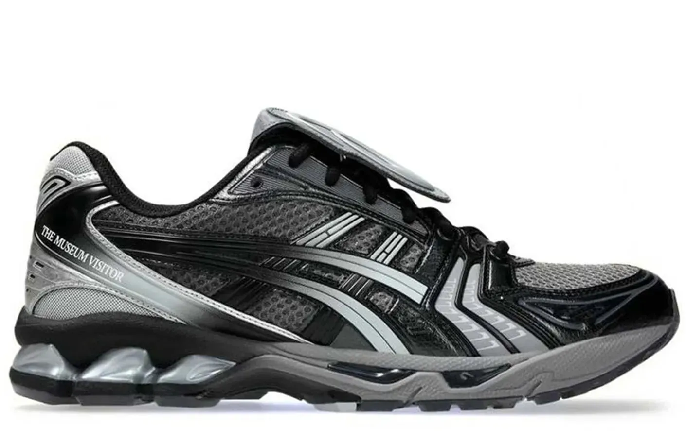 Ultra Breathable Multifunctional ASICS Gel-Kayano 14 The Museum Visitor Black Grey