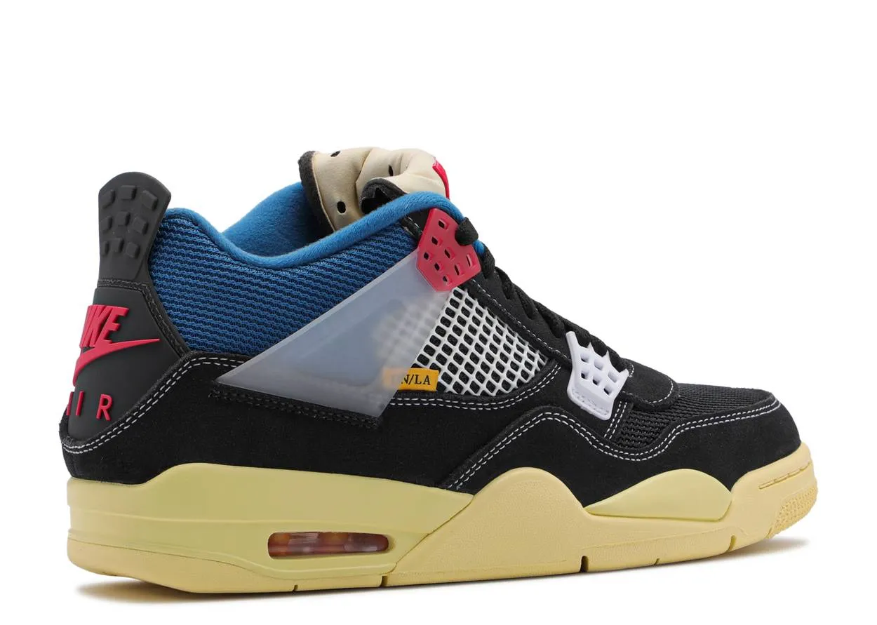 Quick Hike Low noise Air Jordan 4 Retro Union Off Noir
