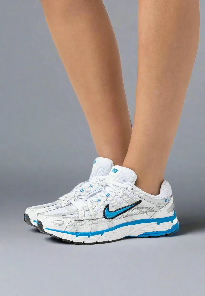 Impact Cushioning Nike P-6000 Metallic Platinum Photo Blue (Women's)