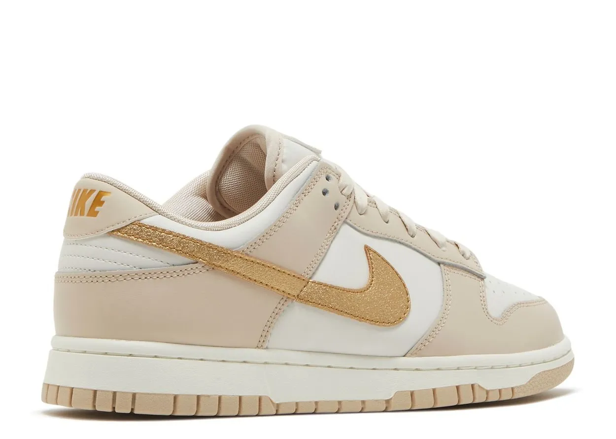 Nike Dunk Low Phantom Metallic Gold Minimal Detail Stylish Minimal