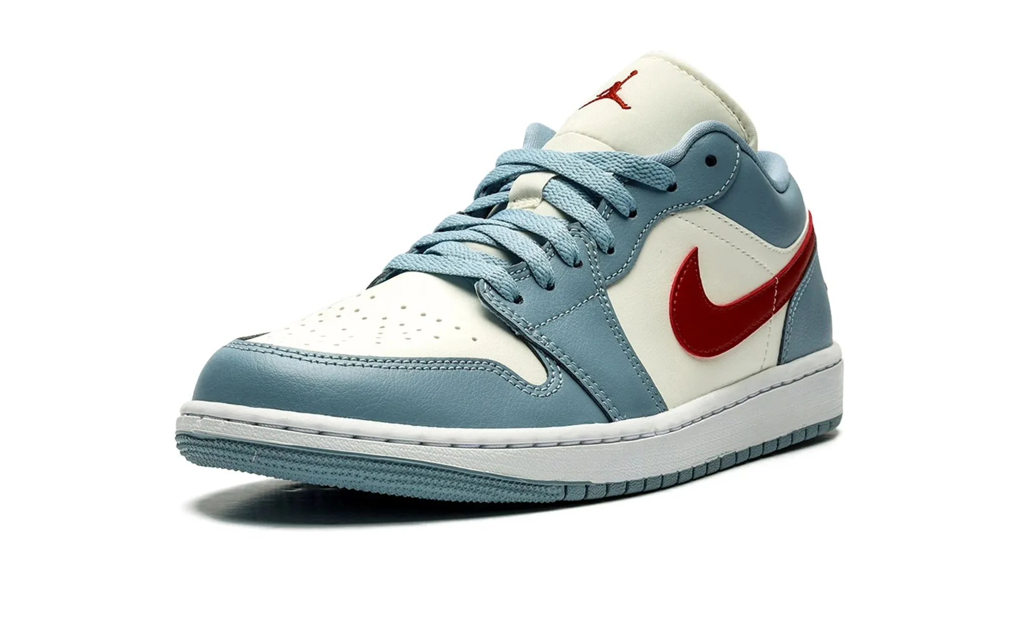 Fiber Mix Air Jordan 1 Low Wmns "Blue Whisper"