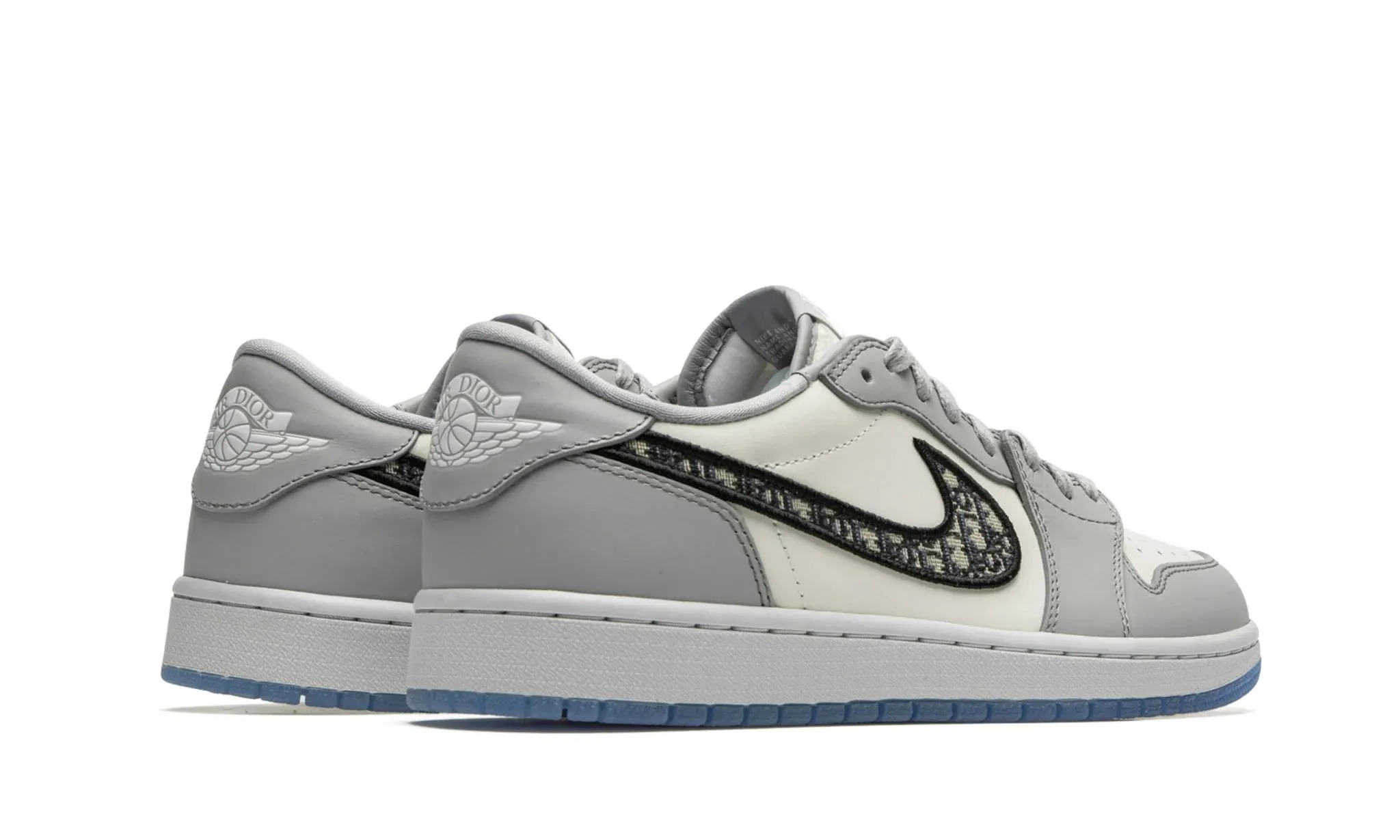 Dior x Air Jordan 1 Low Lake Step Silver Shine