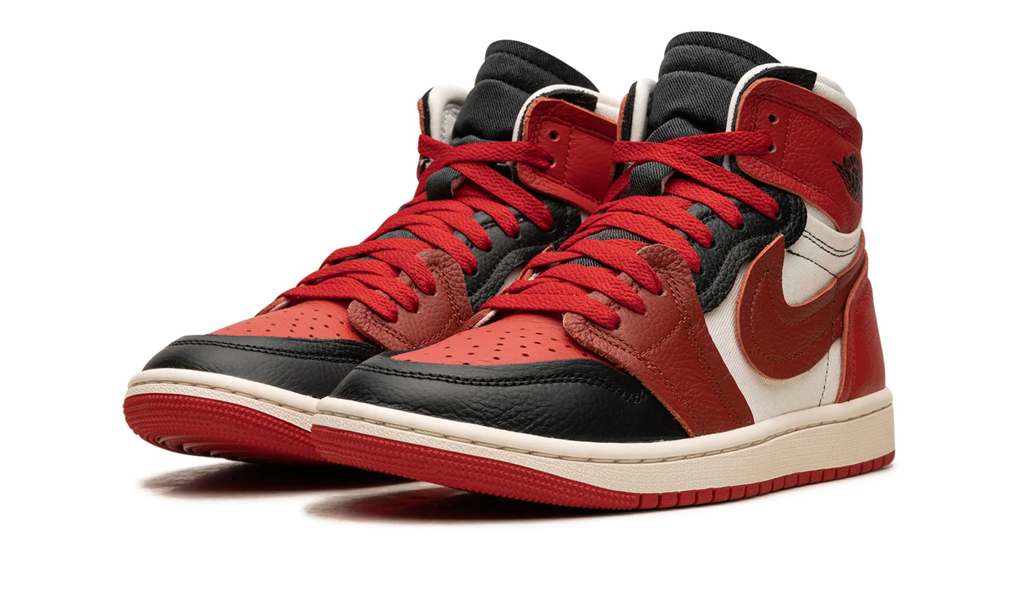 Non-slip Fit Wmns Air Jordan 1 High Method of Make 'Sport Red'