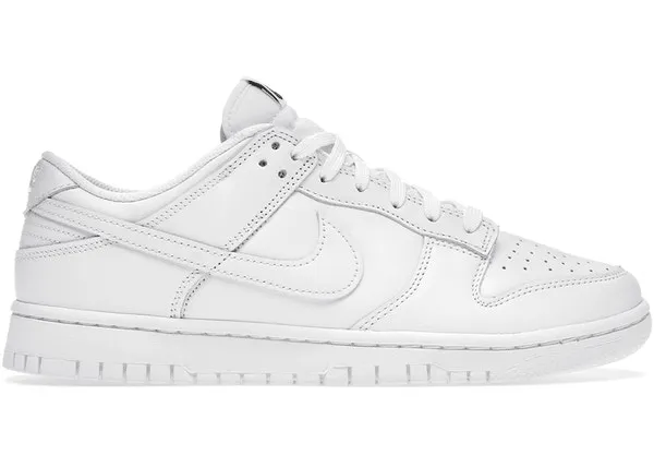 Breathable Design Nike Dunk Low Triple White (2021) (W)