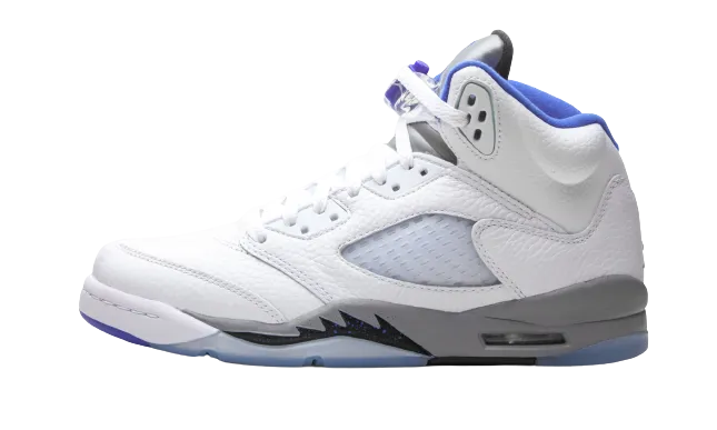 Trail Jog Jordan 5 Retro "Stealth" Grade School