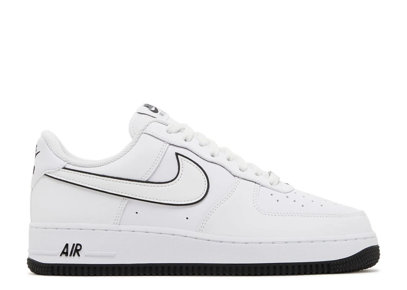 All Purpose Nike Air Force 1 '07 Low White Black Outline Swoosh