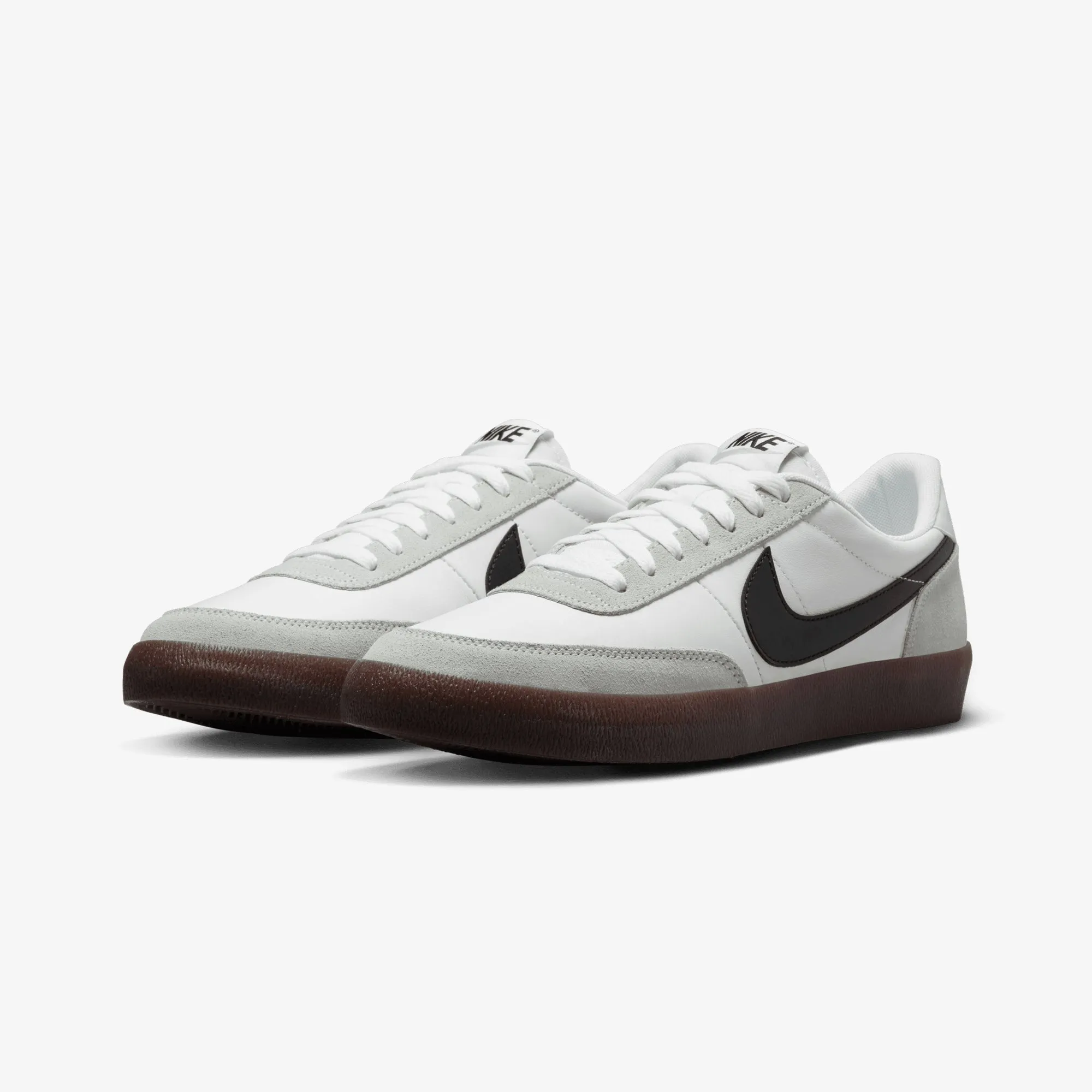 Fashion Edge NIKE | KILLSHOT 2 LEATHER { WHITE/BLACK-LIGHT SILVER-GUM DARK BROWN