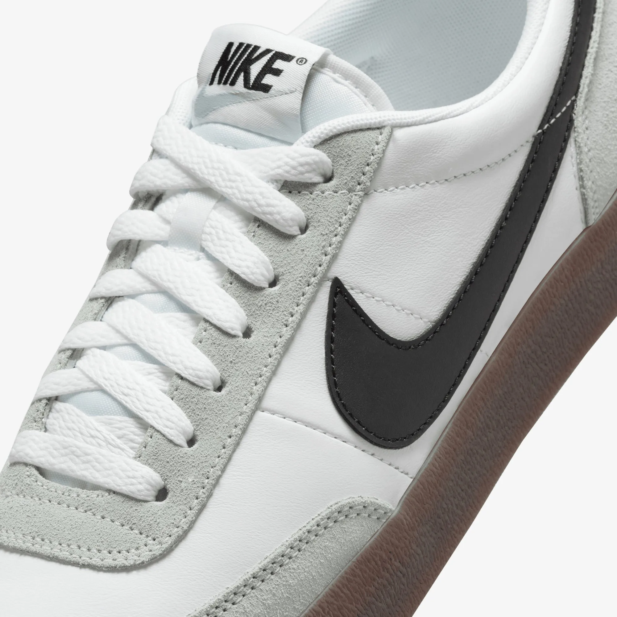 Party Glow NIKE | KILLSHOT 2 LEATHER { WHITE/BLACK-LIGHT SILVER-GUM DARK BROWN