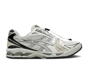 Asics Gel-Kayano 14 Unlimited Pack Smoke Grey Microfiber Overlay Adjustable Design