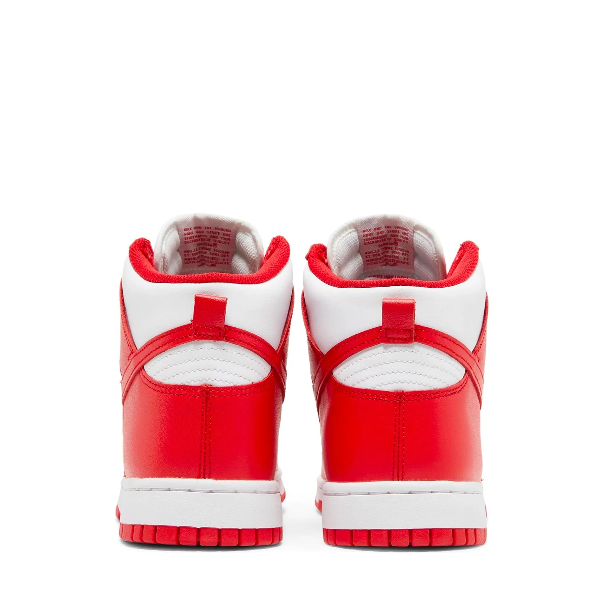 Warm Liner Quick On Nike Dunk High Championship White Red
