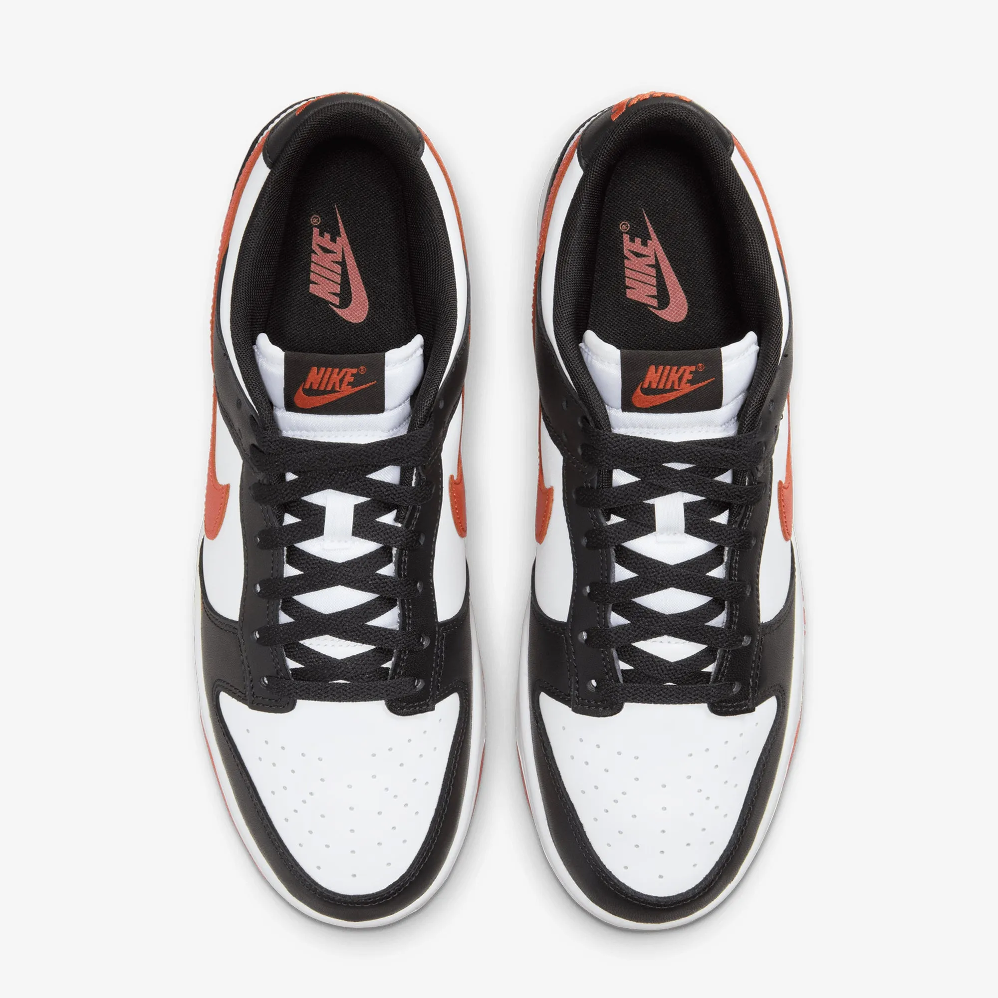 NIKE | DUNK LOW RETRO { WHITE/DRAGON RED-BLACK Shock absorption Heat Mode