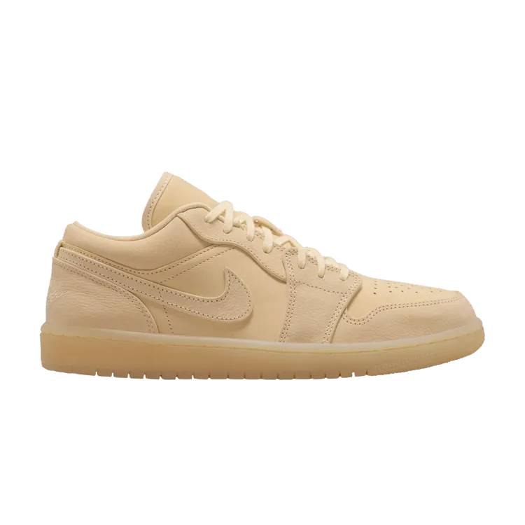Wmns Air Jordan 1 Low SE 'Pale Vanilla' Breathable Material Casual Move