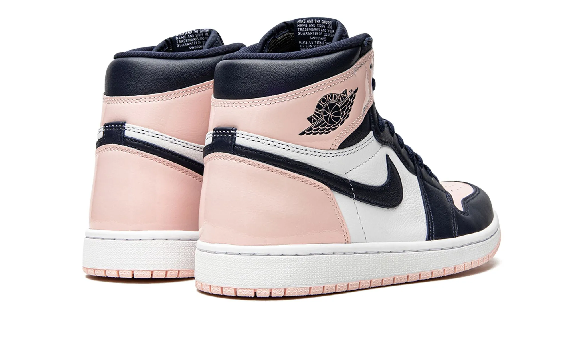 Wmns Air Jordan 1 Retro High OG SE Bubble Gum / Atmosphere Pink Support frame