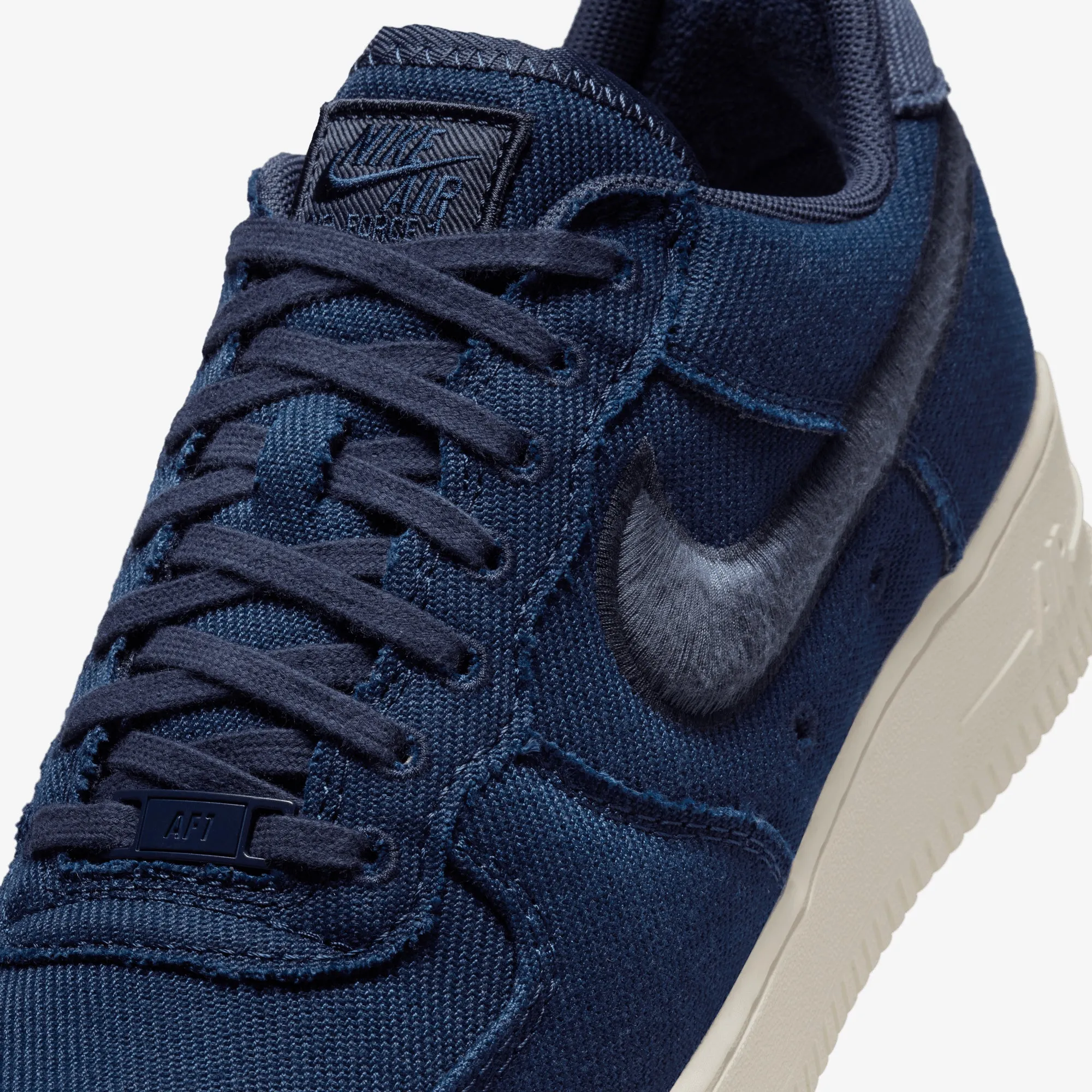 NIKE | AIR FORCE 1 LOW CANVAS { COLLEGE NAVY/THUNDER BLUE-PHANTOM Boho Free Rich Glow