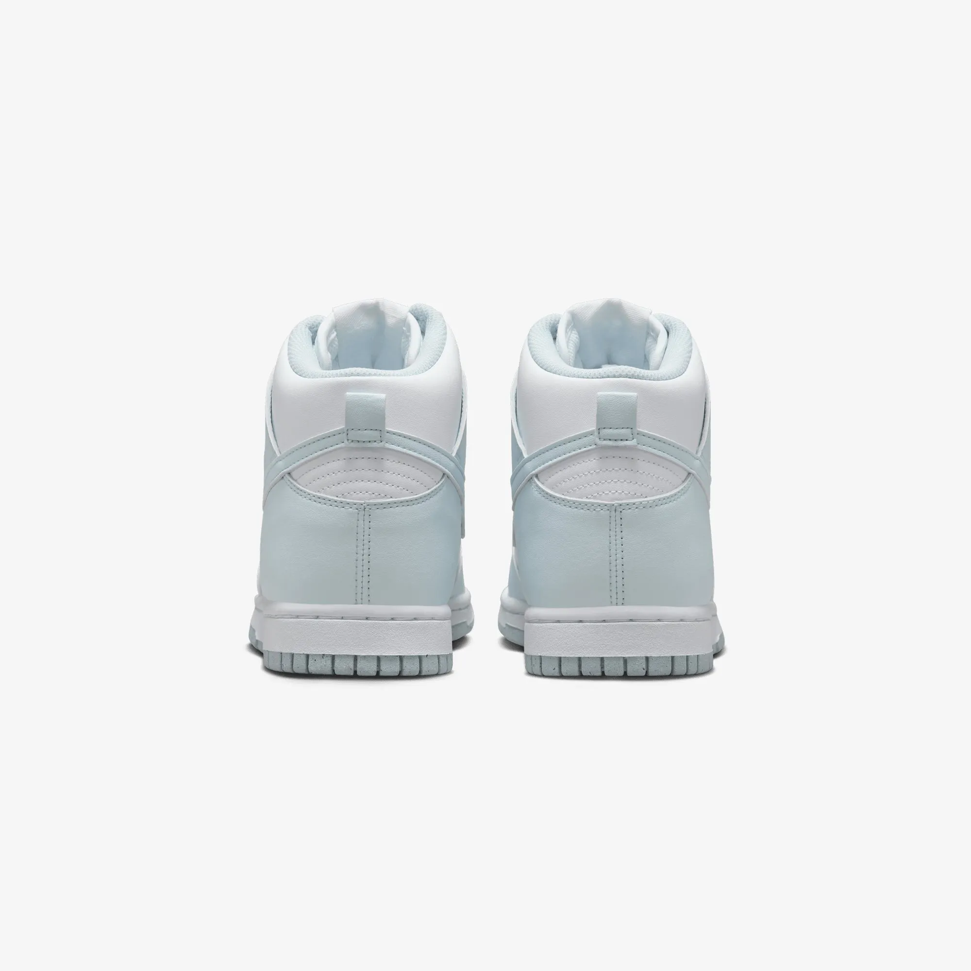 Strong Stitching NIKE | DUNK HIGH NEXT NATURE { WHITE/GLACIER BLUE-WHITE