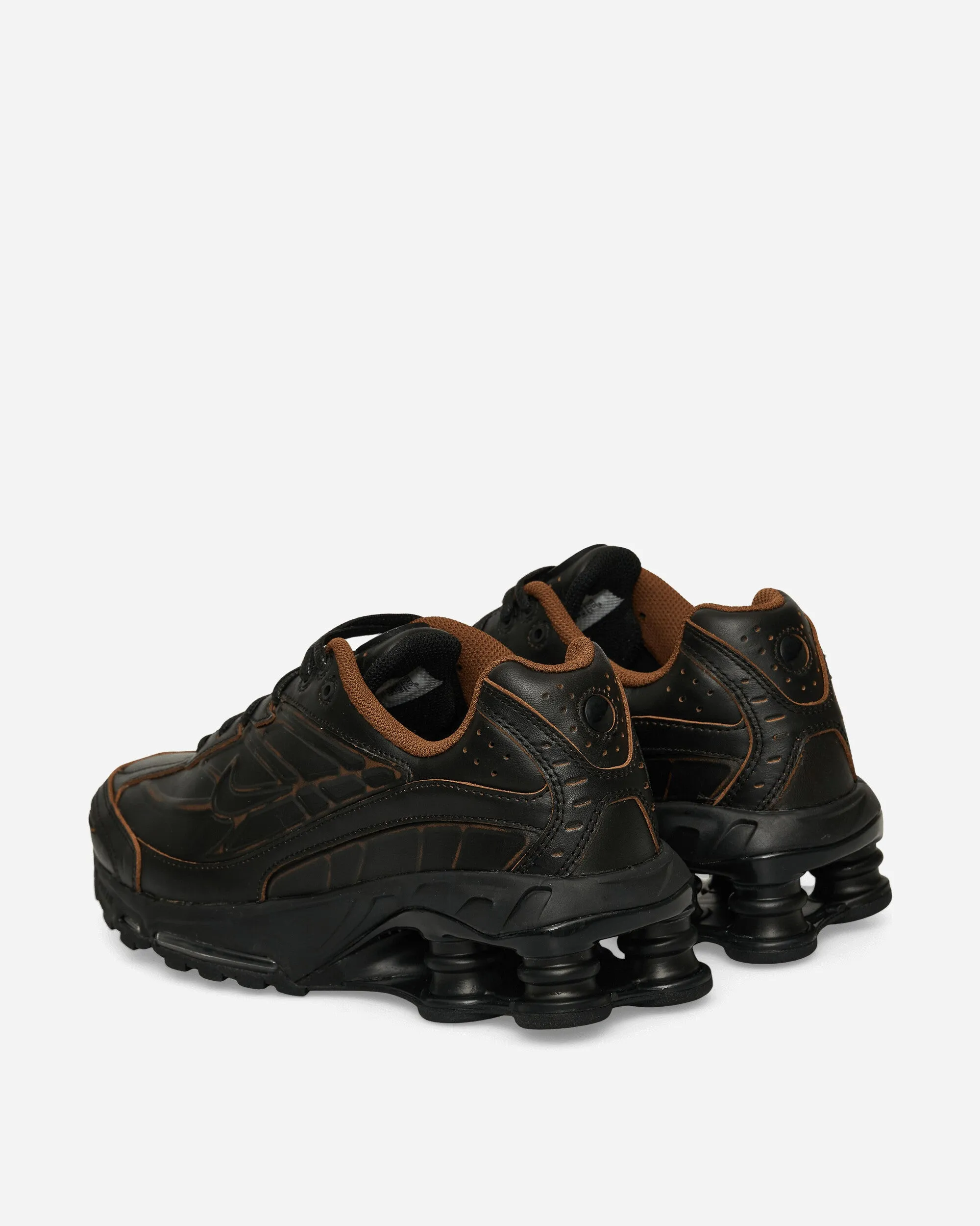 Stretchable Material Comfort Lining Shox Ride 2 Premium Sneakers Black / Light British Tan
