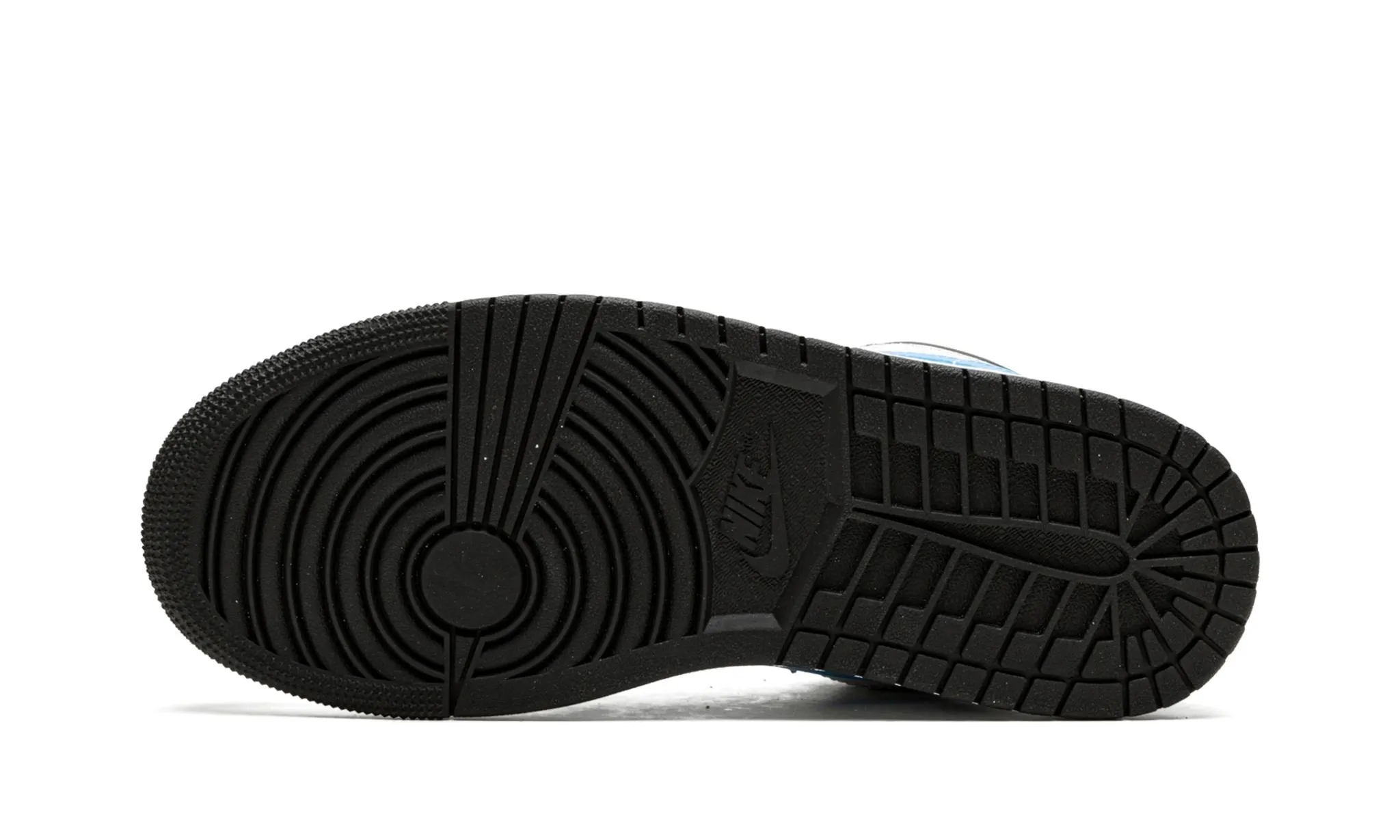 Wmns Air Jordan 1 low Black University Blue Field Fast shape fit