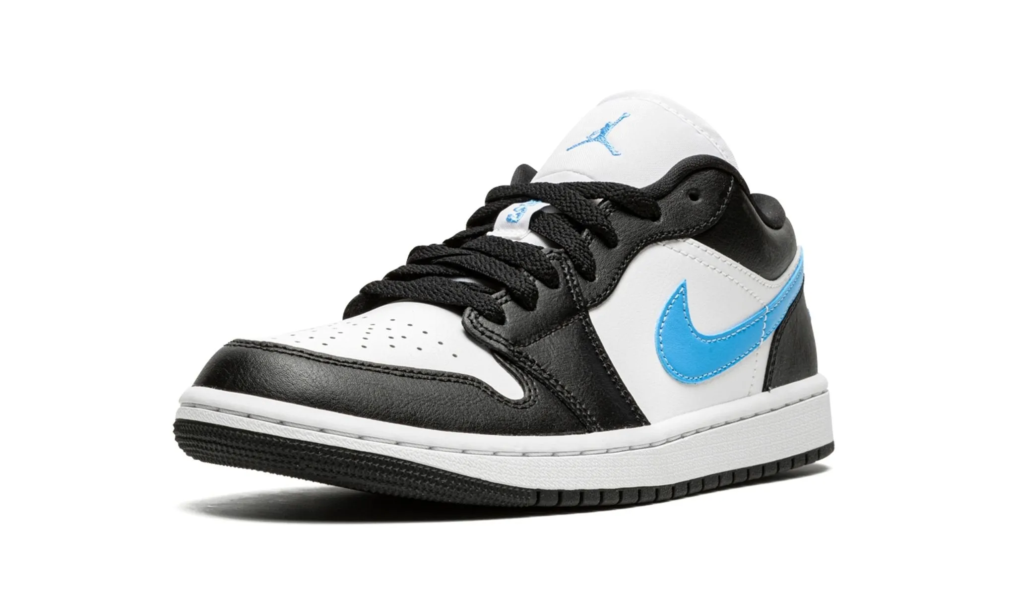Comfort support Shockproof Wmns Air Jordan 1 low Black University Blue