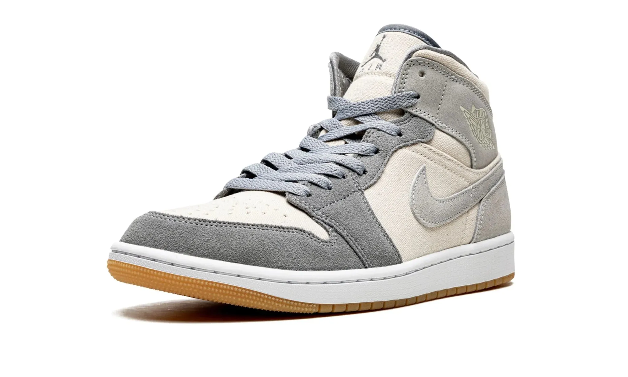 All People Anti   Blister Air Jordan 1 Mid Coconut Milk Particle Grey