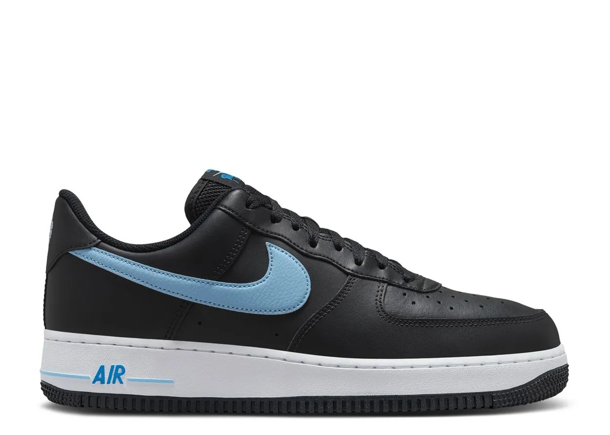 Slip Off Lightweight Structure Nike Air Force 1 '07 Low Black University Blue