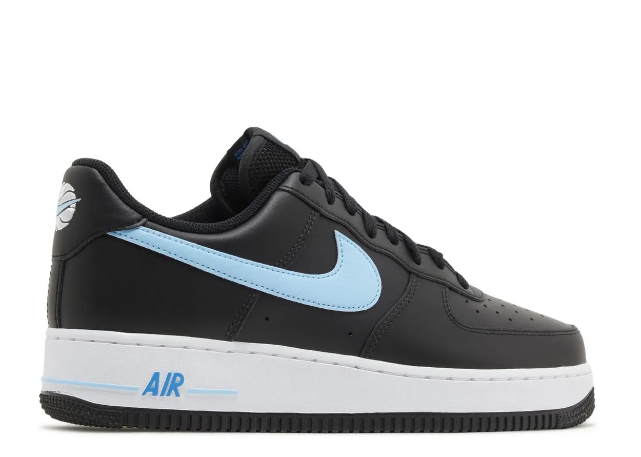 Live Soft Long Walk Nike Air Force 1 '07 Low Black University Blue