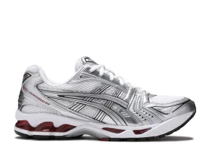 Asics Gel-Kayano 14 White Pure Silver Breathable Tongue Construction Fashion Style