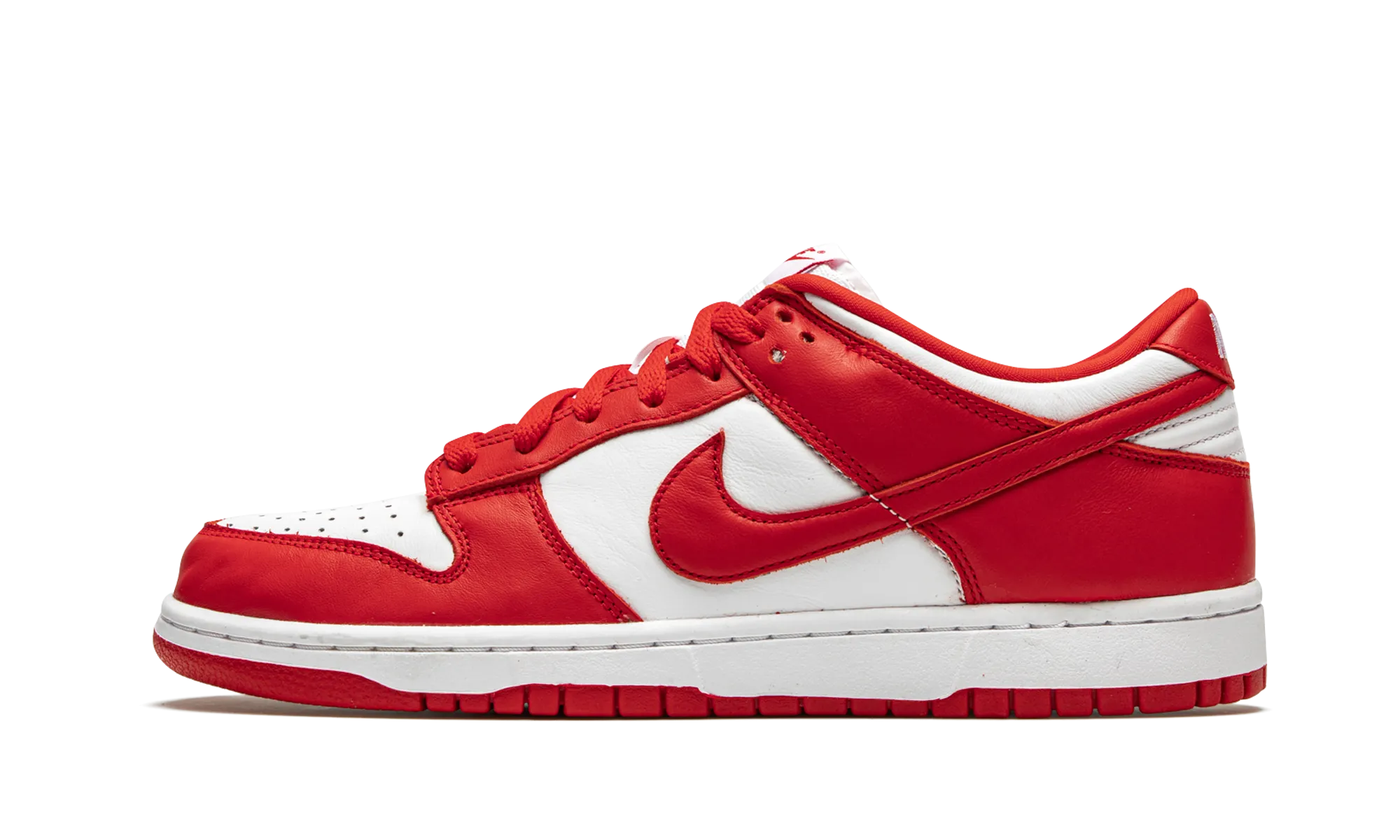 mesh material Nike Dunk Low "University Red / St John's"