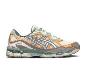 Orthopedic Friendly Fit Asics Gel-NYC Cream Clay Grey