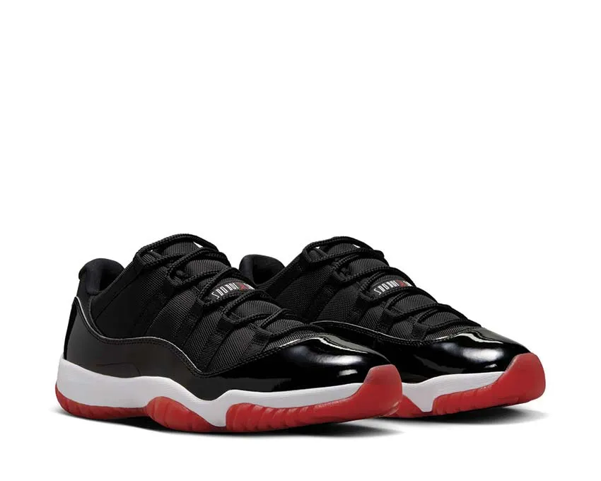 Air Jordan 11 Retro Low "Bred" Foot Focus