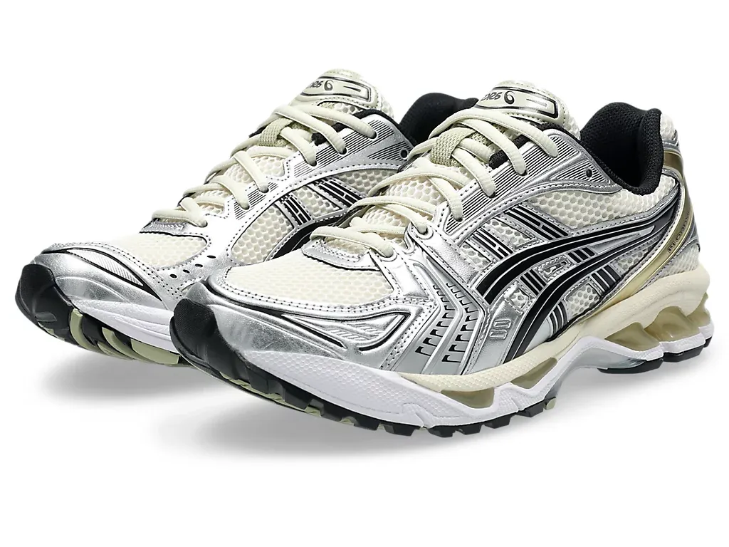 ASICS Gel-Kayano 14 "Birch Pure Silver" Stability Enhancing Structure