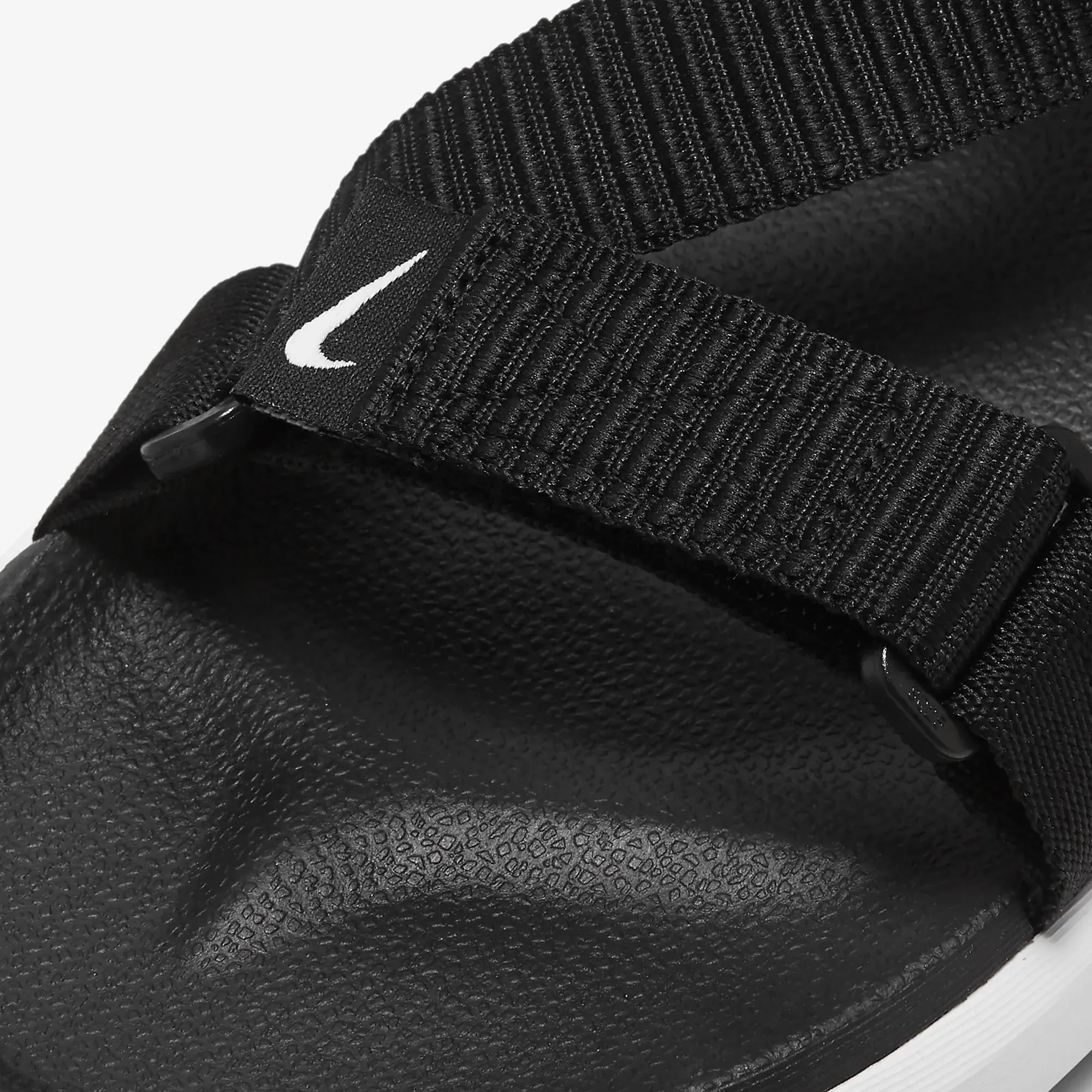 Nike | VISTA SANDALS  { BLACK/WHITE-BLACK Gold Tone