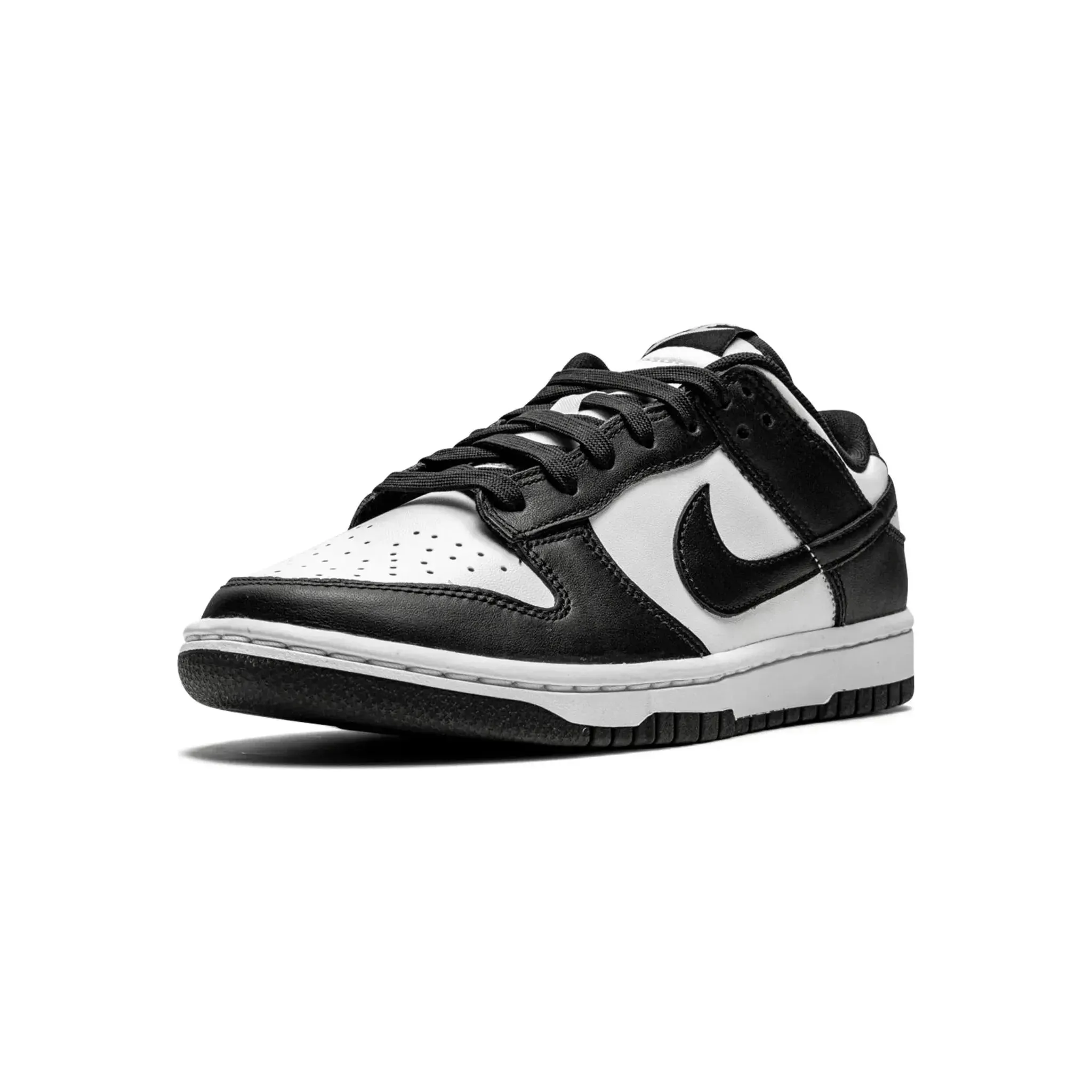 Nike Dunk Low "Black White?? Durable outsole Night Glow