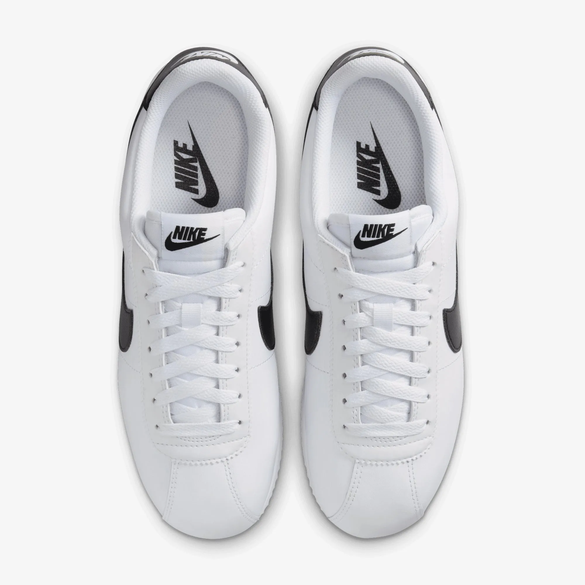 NIKE | CORTEZ LEATHER { WHITE/BLACK Peace Mood Arch support