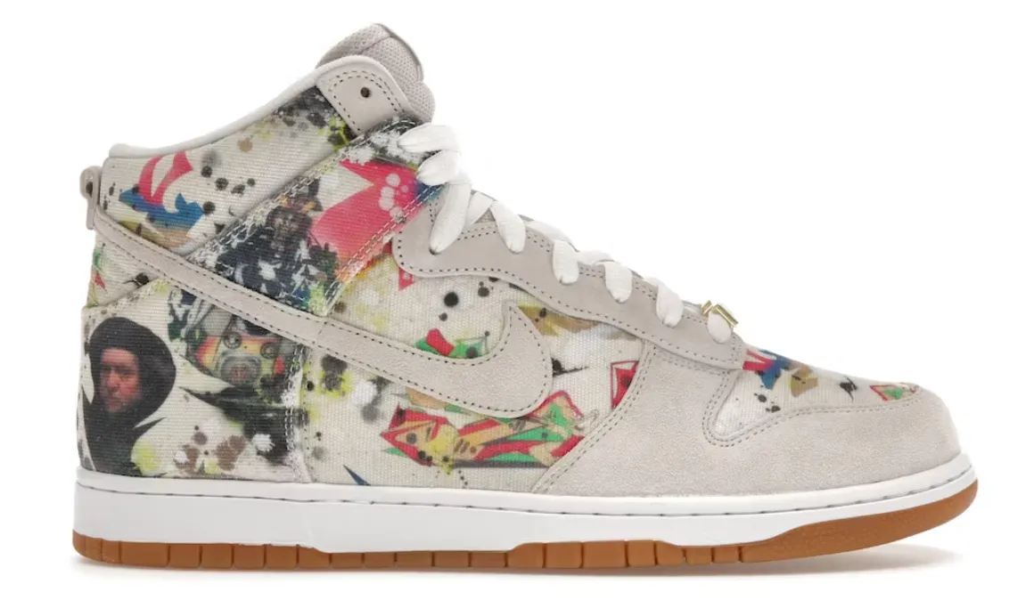 Nike SB Dunk High Supreme Rammellzee Stylish Appeal Hybrid Look