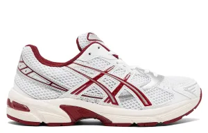 Low Zone ASICS Gel-1130 White Red Dahlia (Women's)