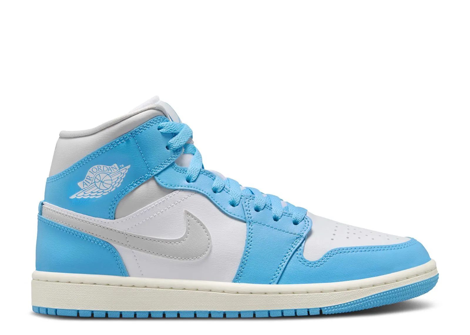 Stain Resistant Air Jordan 1 Mid Dark Powder Blue