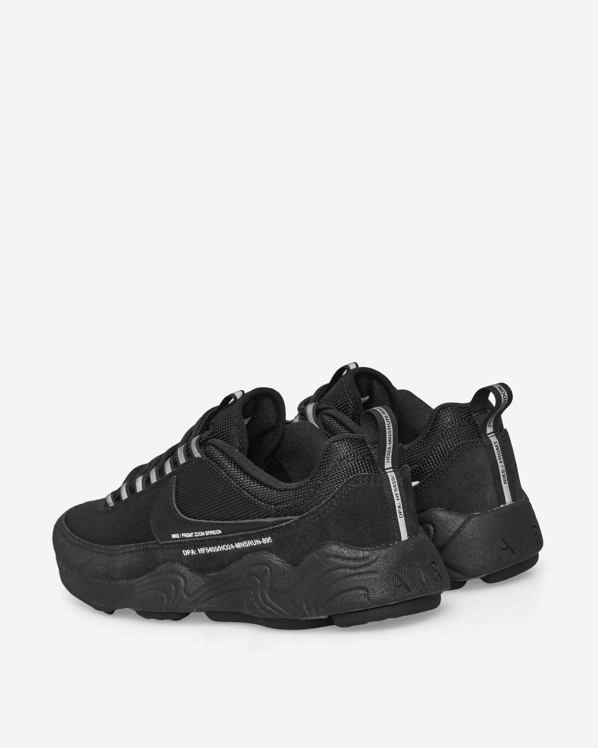 Lightweight Fresh Tone FRGMT Air Zoom Spiridon Sneakers Black