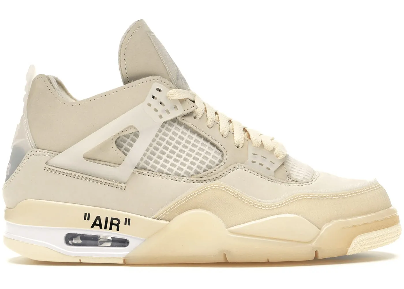 Clean Line Jordan 4 Retro Off-White Sail (Women's)