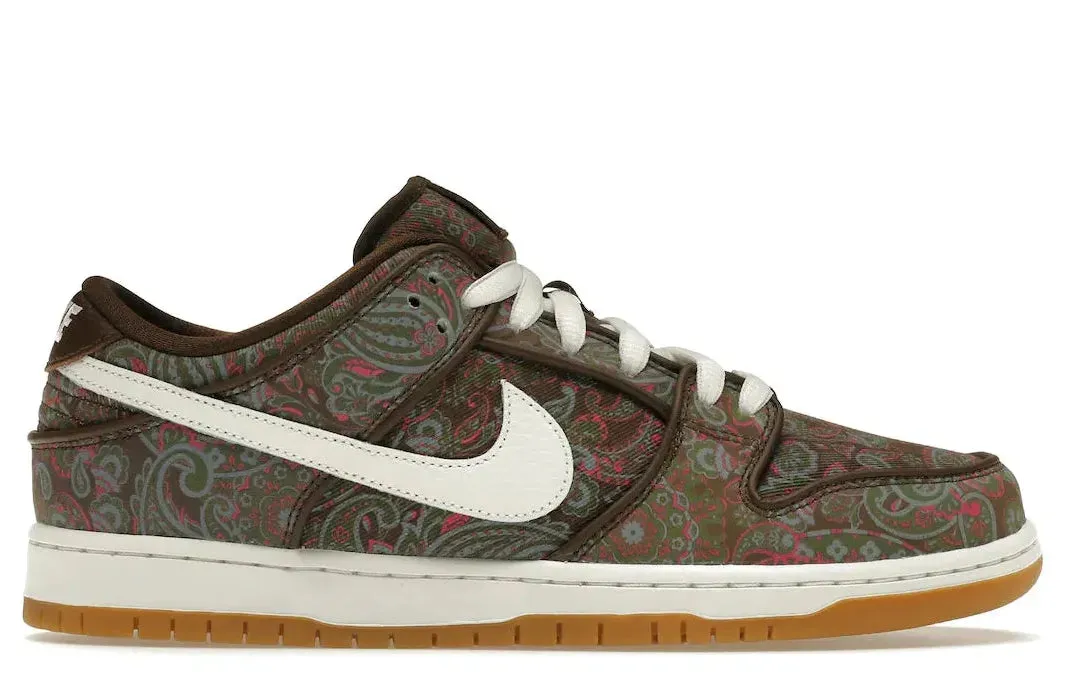 Nike SB Dunk Low Pro Paisley Brown Modern Style Office Style